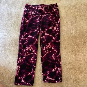 Purple workout leggings